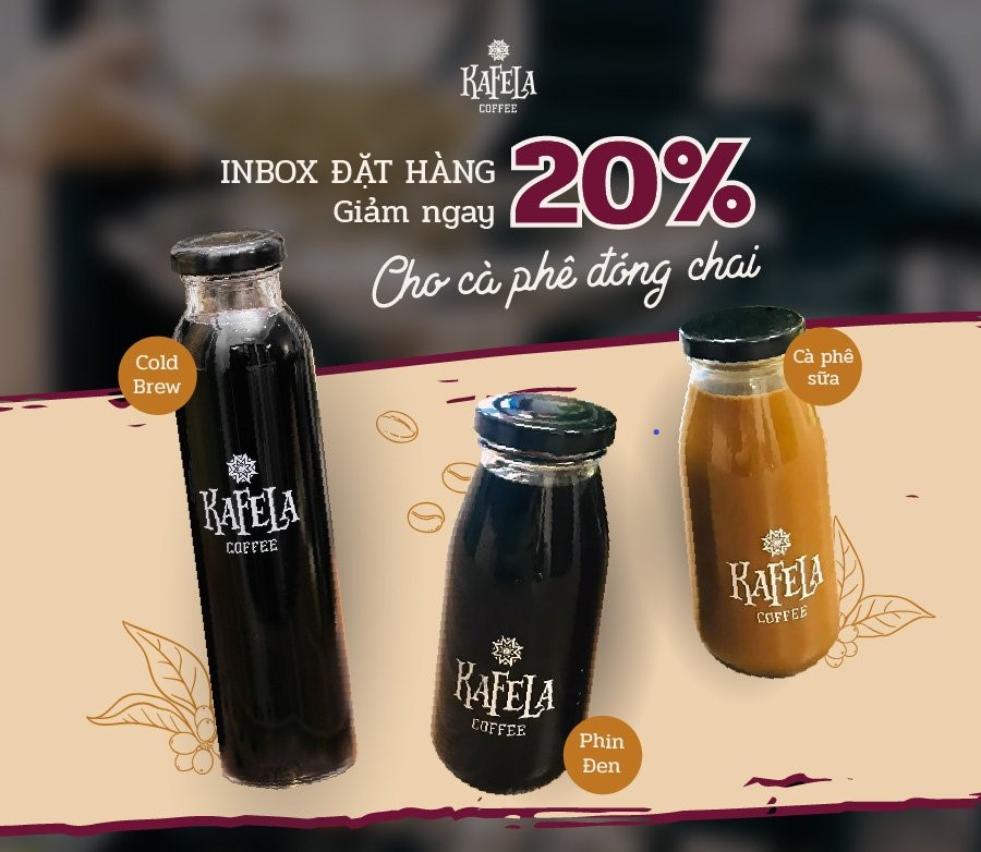 Combo 5 chai cà phê phin 